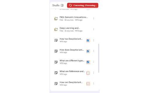 NotebookLM to PDF Downloader - Exporter screenshot