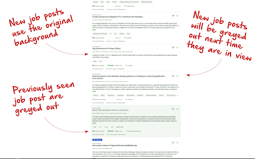 Quicker UpWork Search screenshot