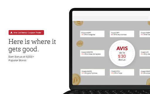 Avis Car Rental Coupon Finder - Latest Coupons & Best Deals screenshot