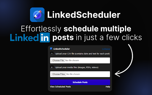 LinkedScheduler screenshot
