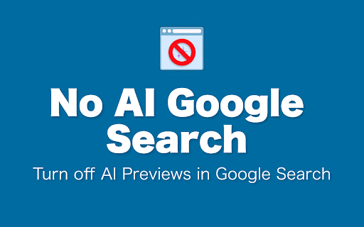 No AI Google Search screenshot