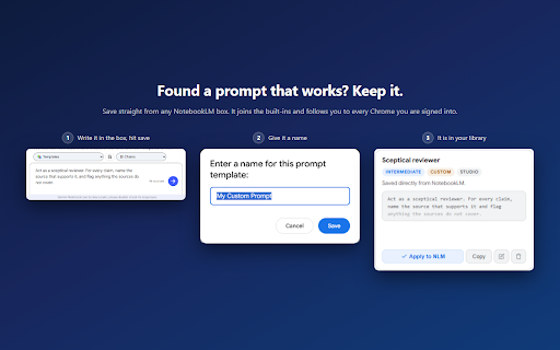 Prompt Architect for NotebookLM screenshot