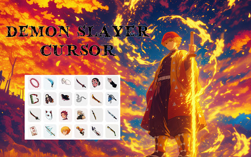 Demon Slayer Cursor - Custom Anime Cursor for Chrome screenshot