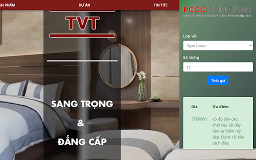 Vải Dán Tường screenshot
