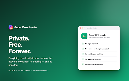 Super Downloader for Instagram — Download Photos, Videos, Reels & Stories screenshot