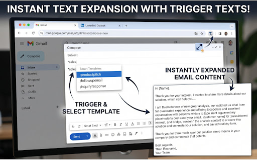 Text Expander for Google Chrome™ screenshot