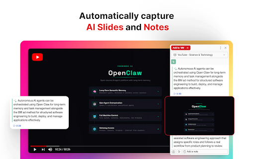 Video Notebook - Visual AI Tutor for Video Learning screenshot
