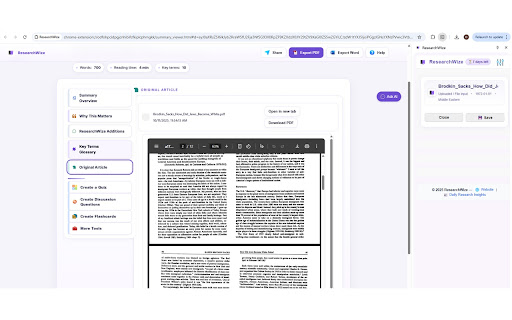 ResearchWize screenshot