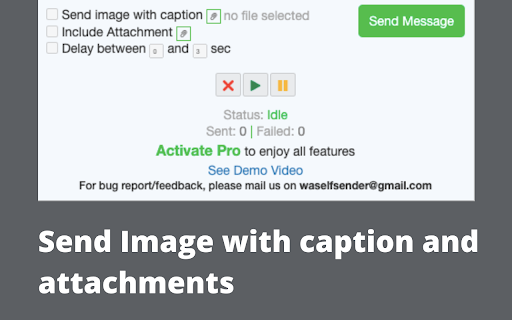 WA Self Sender - Free Messages Sender screenshot