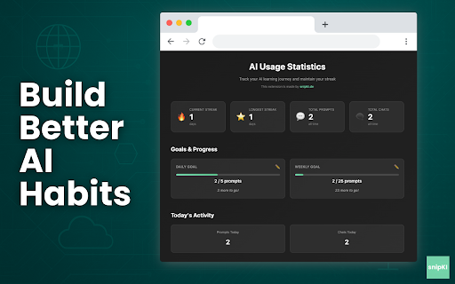 AI Habit Tracker screenshot