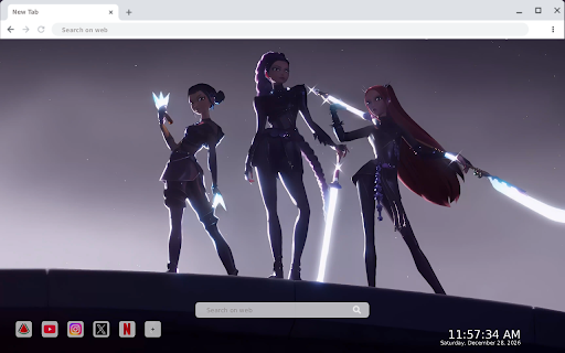 K-Pop Demon Hunters: Starry Night Live Wallpaper screenshot