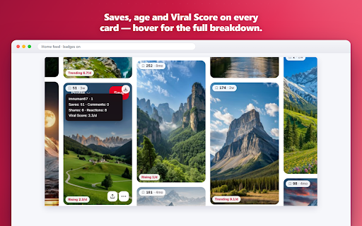 PinLens for Pinterest screenshot