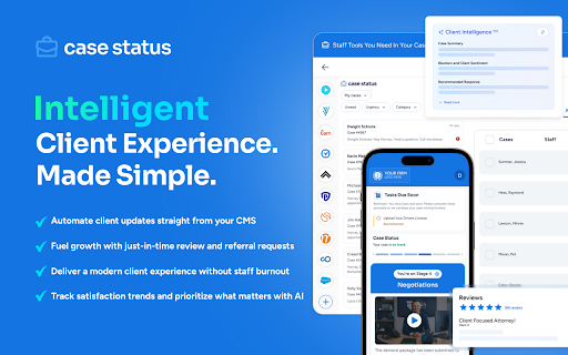 Case Status for Google Chrome screenshot