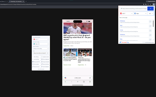 Browserling – Cybersecurity & Cross-browser Testing screenshot