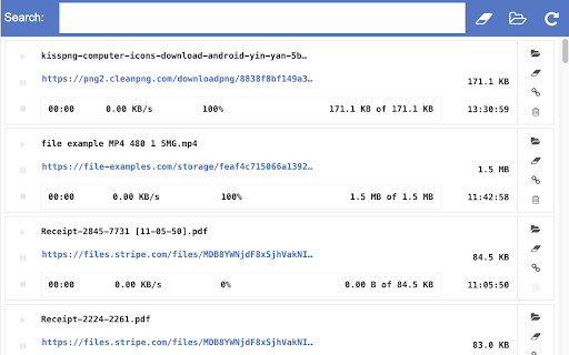 Download Manager for Chrome screenshot