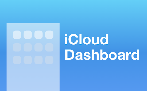iCloud Dashboard screenshot