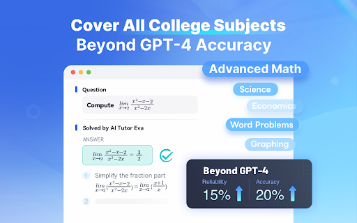 TutorEva - AI Homework Helper beyond GPT-4 screenshot