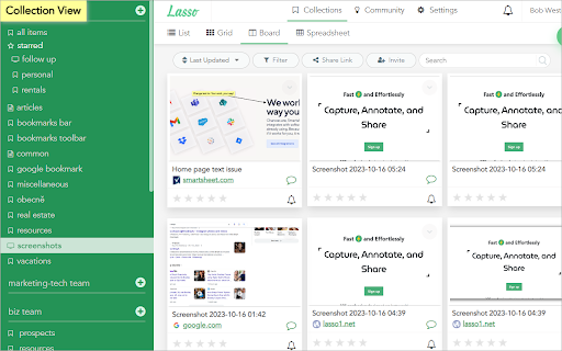 Screenshot & Bookmark Manager by Lasso screenshot