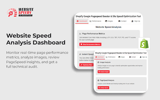 Shopify Google Pagespeed Booster & Site Speed Optimization Tool screenshot