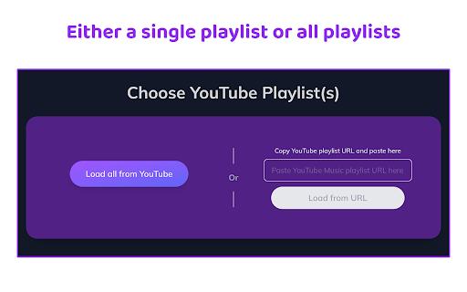 YouTube to Spotify with Paradify screenshot