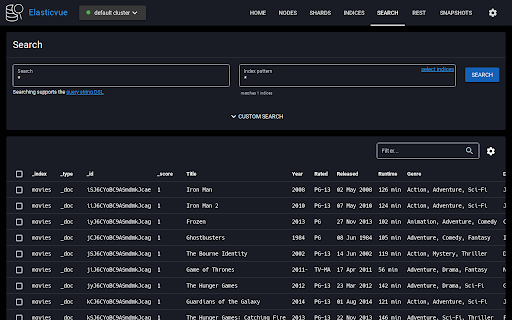 Elasticvue screenshot