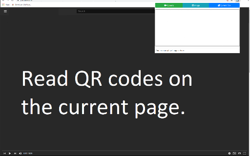 QR Code Reader for Google Chrome™ screenshot