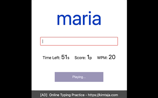 Typing Speed Game screenshot