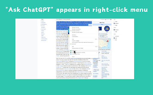 Right-click and ask ChatGPT screenshot