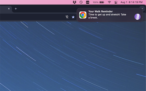 PostureMinder screenshot