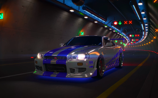 Nissan Skyline Live Wallpaper New Tab screenshot