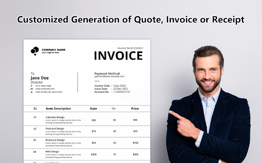 Invoice Generator screenshot