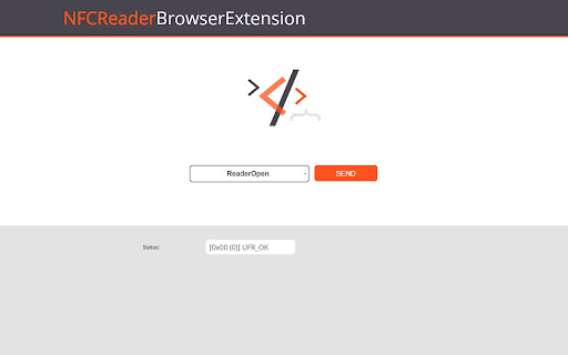 NFC Reader - Browser Extension screenshot