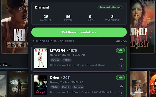 Lekkerboxd screenshot