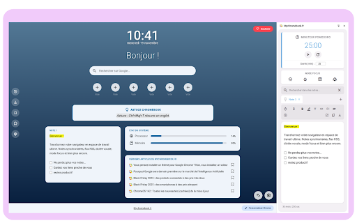 Mychromebook.fr screenshot