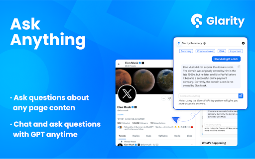 Glarity ChatGPT: Summary & Translate AnyPage screenshot