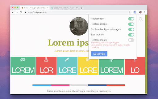 loremizer screenshot