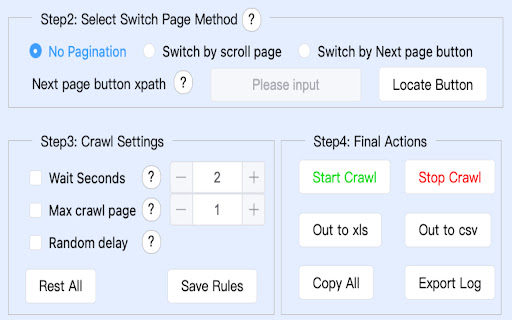 Easy Web Data Scraper screenshot