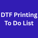 DTF Printing To Do List icon