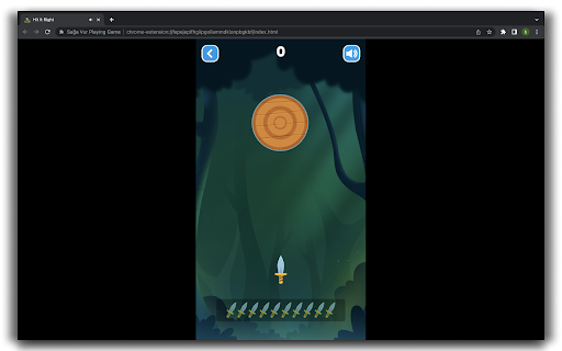 Knife Hit it Right - HTML5 Game screenshot