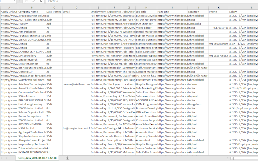 Jobs Scraper – Hiring & Recruitment Lead Extractor screenshot