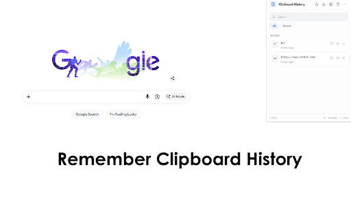 Clipboard History screenshot