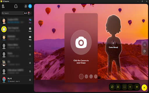 SnapChat™ for Web screenshot