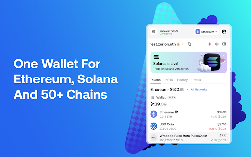 Zerion Wallet: Crypto & DeFi screenshot