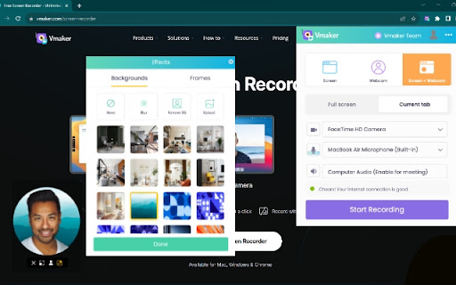 Free Screen Recorder by Vmaker AI screenshot