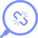 website broken link and 404 error checker icon