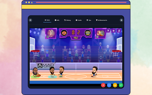 Basketball Legends Unblocked Game screenshot