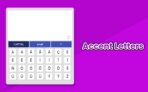 Accent Letters screenshot
