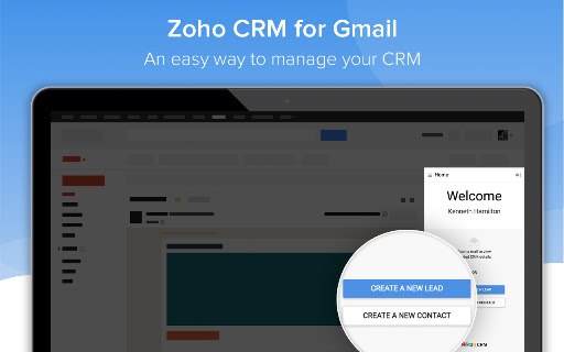 Zoho CRM for Gmail screenshot