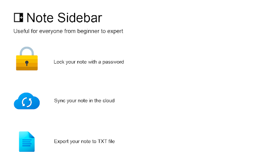 Note Sidebar screenshot