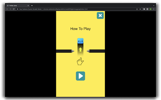 Pocket Jump Game - HTML5 Game screenshot